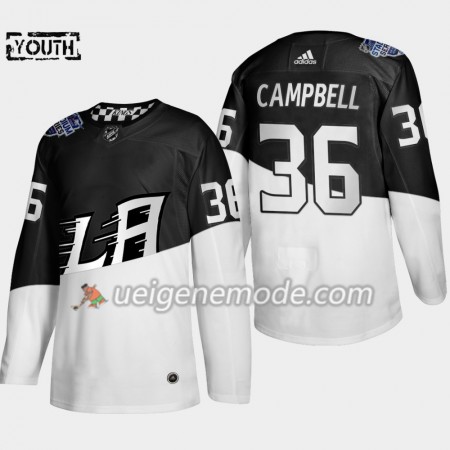 Kinder Eishockey Los Angeles Kings Trikot Jack Campbell 36 Adidas 2020 Stadium Series Authentic
